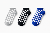 ADIDAS CHECKED ANKLE PACK OF 3