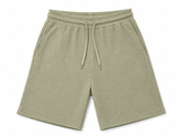Modern Knit Shorts-Olive