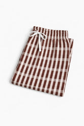 Choco-Grid Trouser