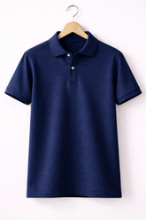 Neutral Polo-Navy Blue