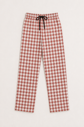 Brown Checks Pants