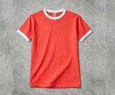Ringer Tee-RED/WH