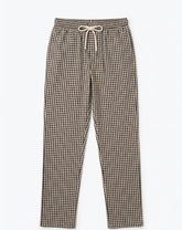 BEIGE GIGHAM TROUSER