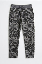 Camo Relax Fit Trouser-Grey