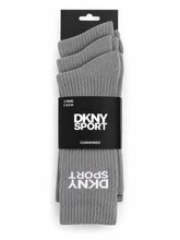 LFT 3042 KD GREY CREW SOCKS PACK OF 3