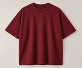 Aeris Honeycomb Tee - Burgundy