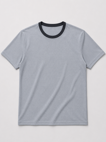 Bird Eye Tee-Light Grey