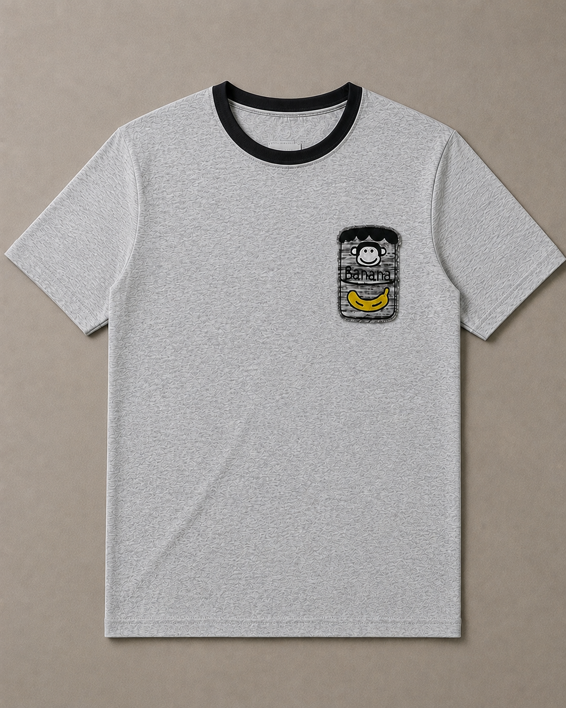 Urban Banana Tee-Grey