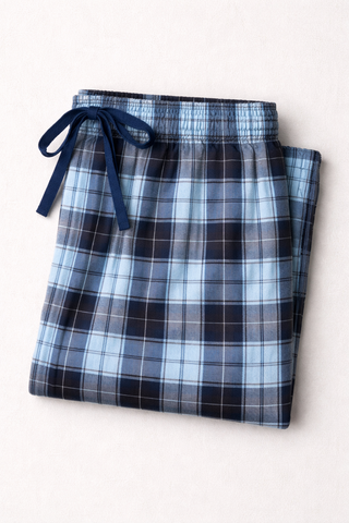 Blue Plaids Pants