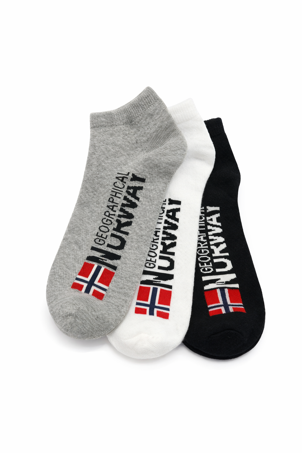 GOGRAPHICAL NORWAY MULTI ANKLE PACK OF 3