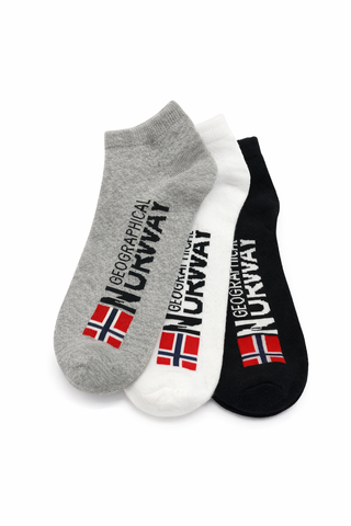GOGRAPHICAL NORWAY MULTI ANKLE PACK OF 3