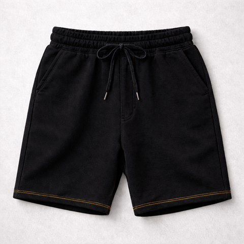 Terry Shorts-Black
