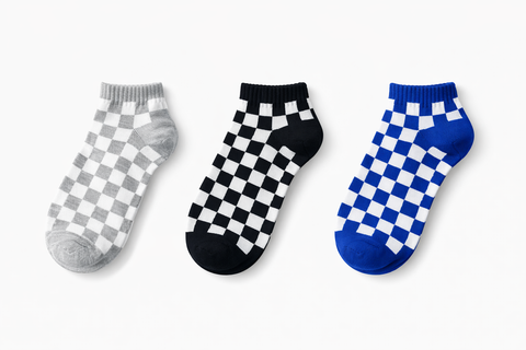 ADIDA CHECKED ANKLE PACK OF 3