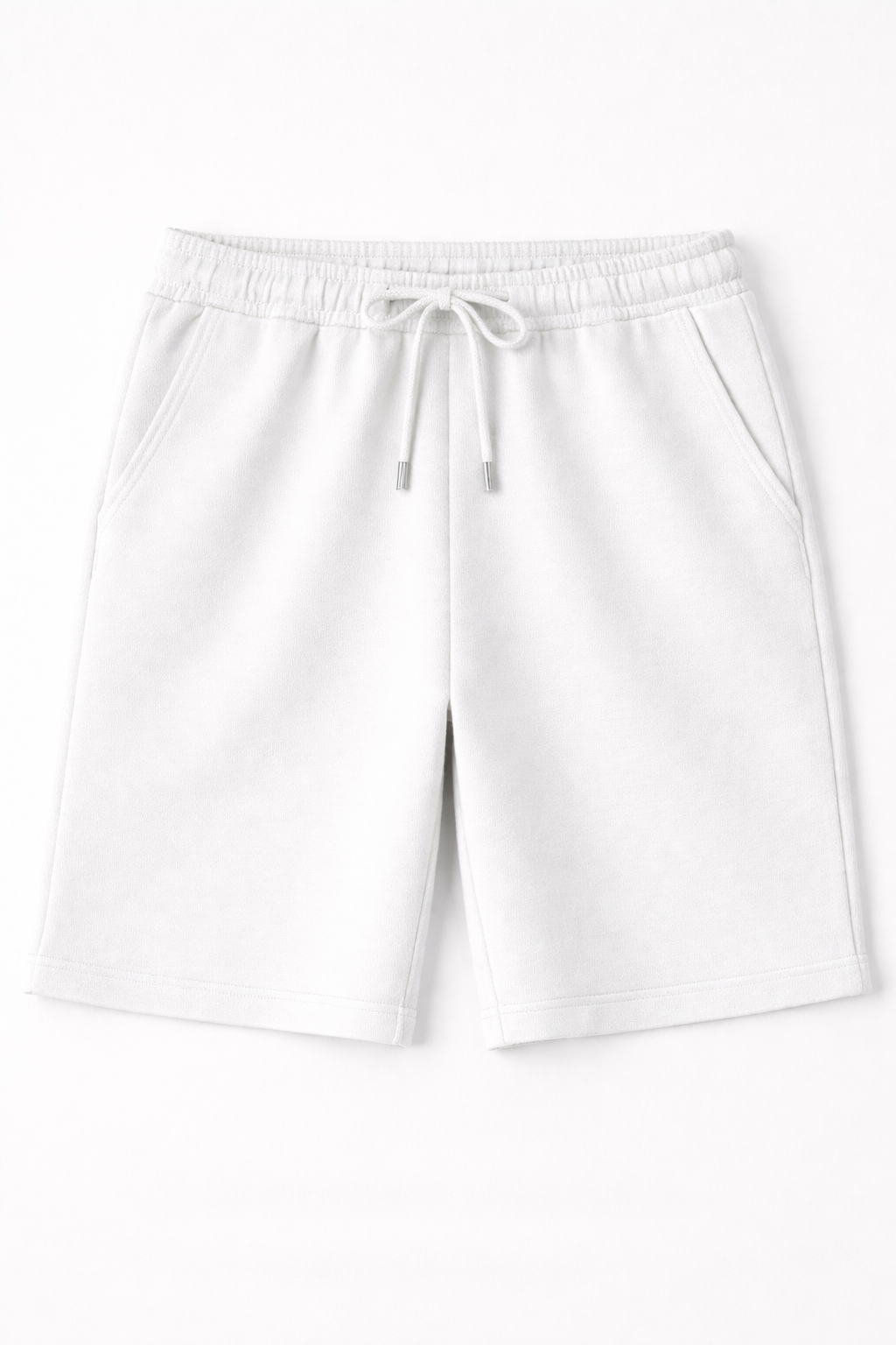 Terry Shorts-Heather Grey