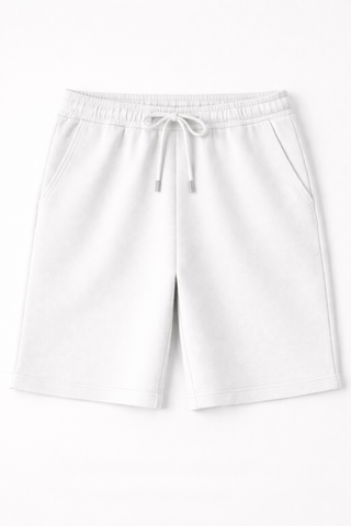 Terry Shorts-Heather Grey