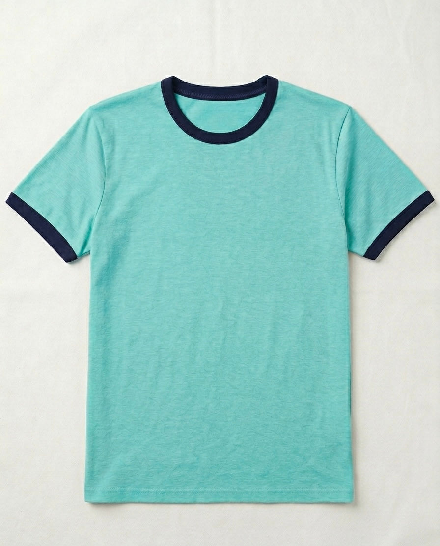 Ringer Tee-TURQ/NB