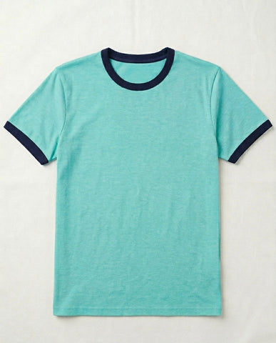 Ringer Tee-TURQ/NB