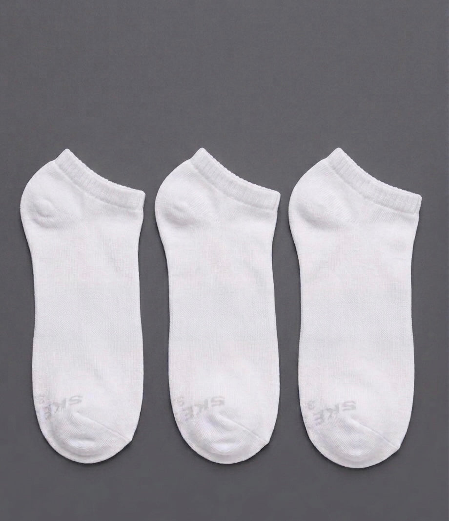 Skeches-Fine Rib White