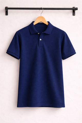 Neutral Polo-Navy Blue