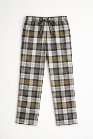 Mustard Checks Trouser