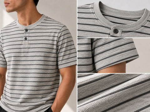 Greyline Classic Henley Tshirt