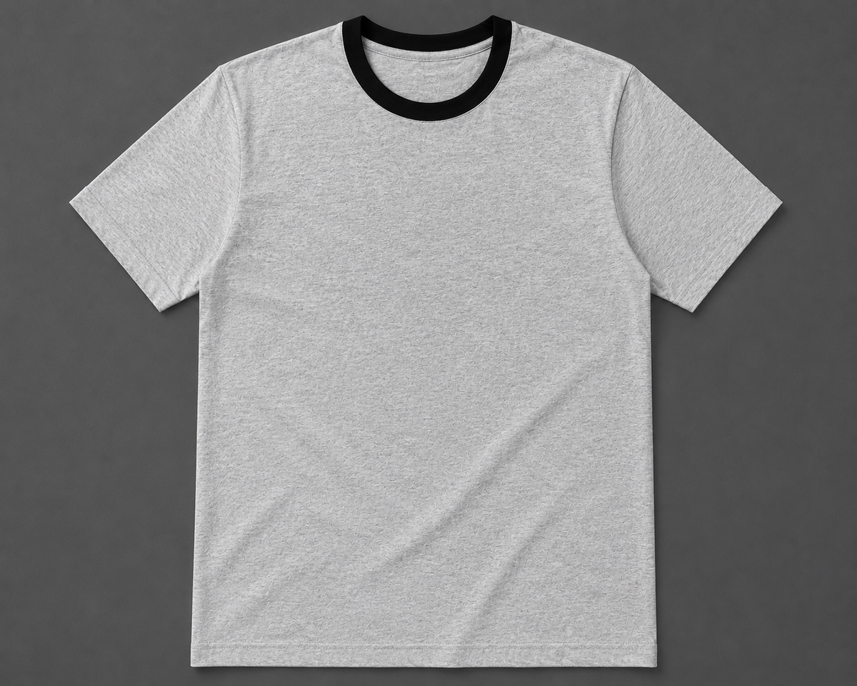 Ringer Tee-HG/BL