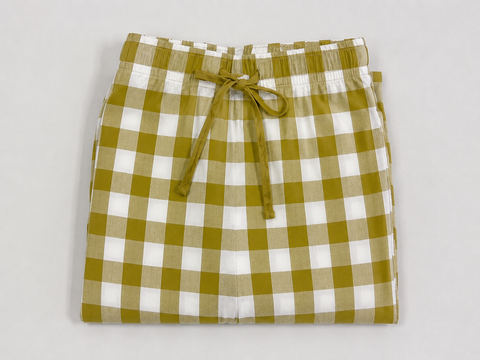 Olive Checks Trouser