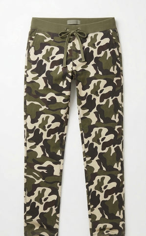 Camo Relax Fit Trouser-Olive