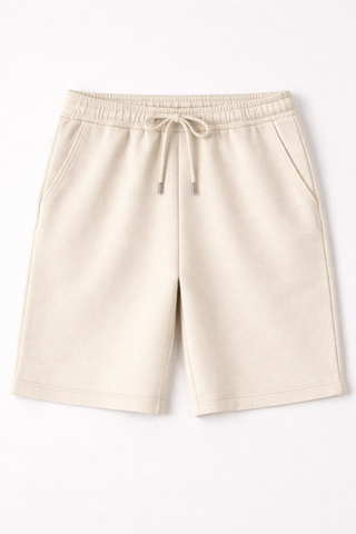 Terry Shorts-Beige