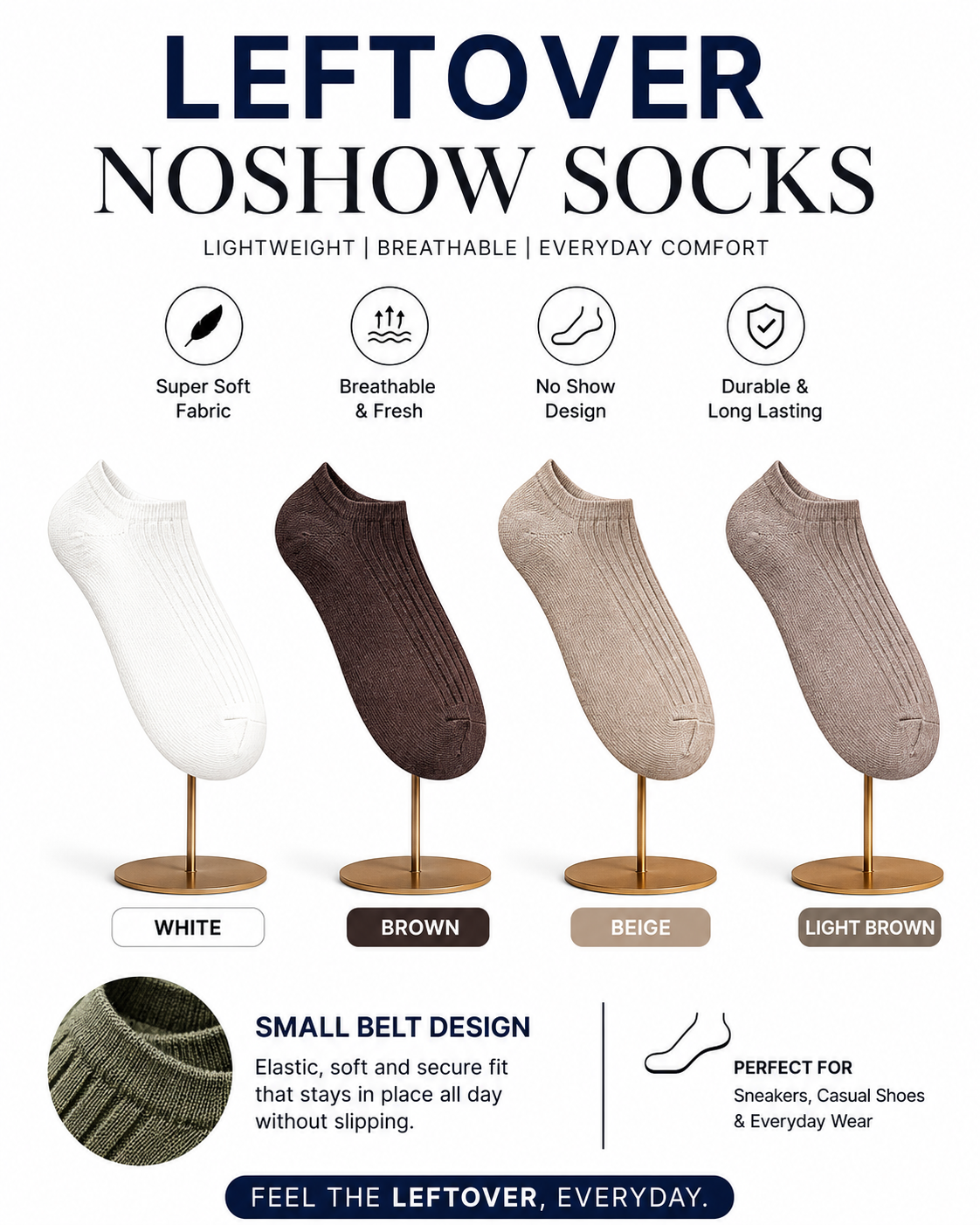 LFT 3006 PE ANKLE SOCKS PACK OF 3