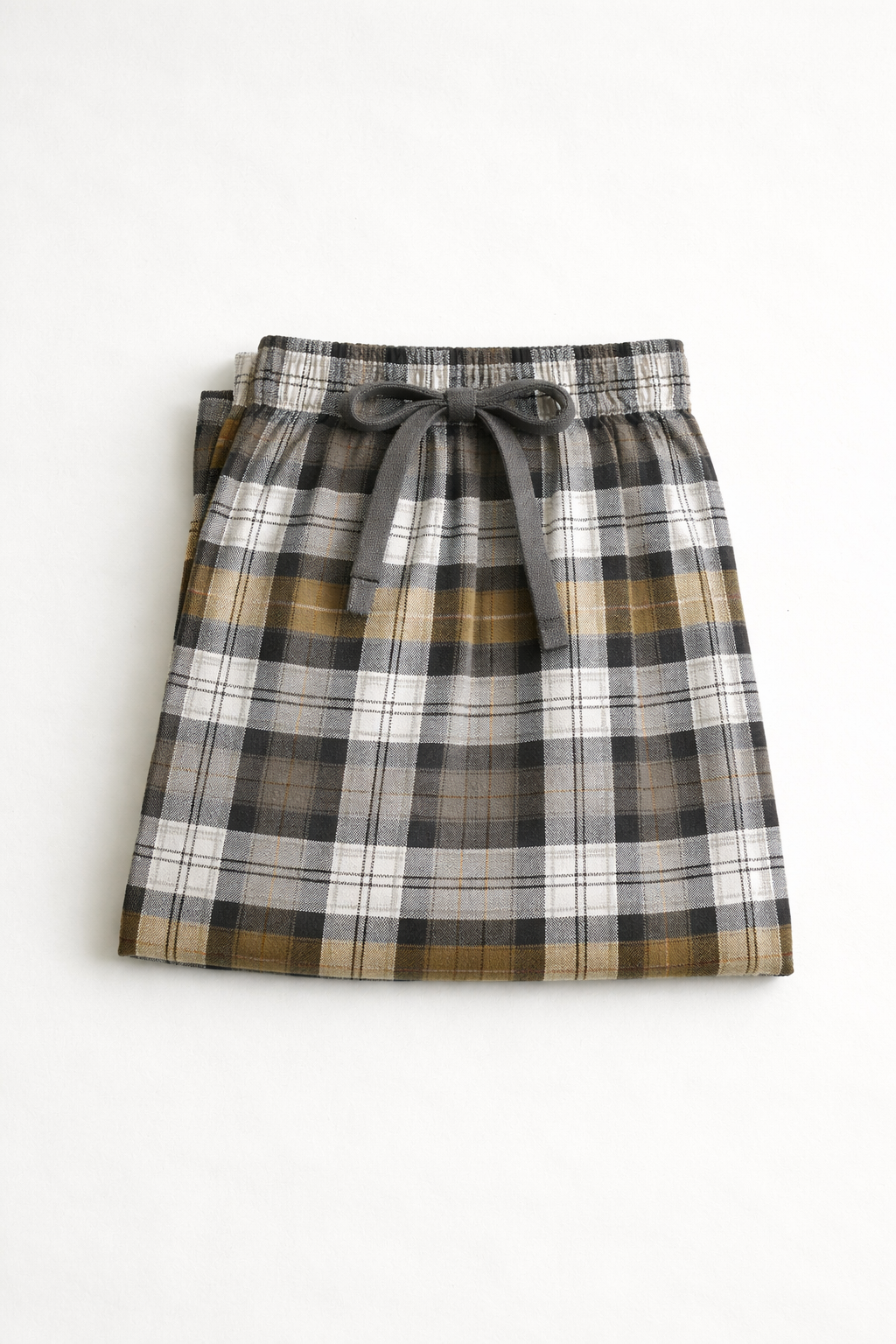 Mustard Checks Trouser