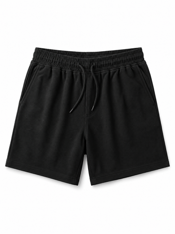 Terry Shorts-Black
