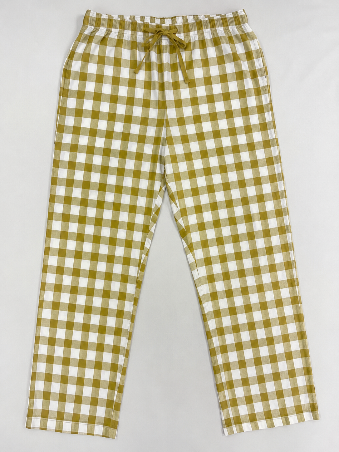 Olive Checks Trouser