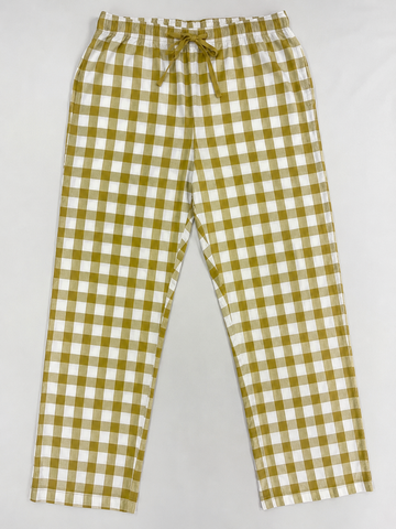 Olive Checks Trouser