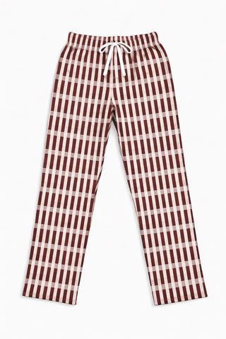 Choco-Grid Trouser