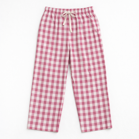 Pink Checks Trouser