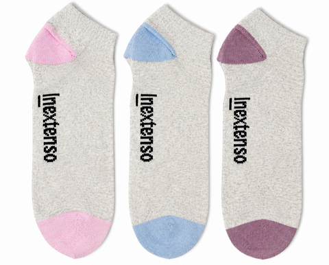 LFT 3007 EL ANKLE SOCKS PACK OF 3
