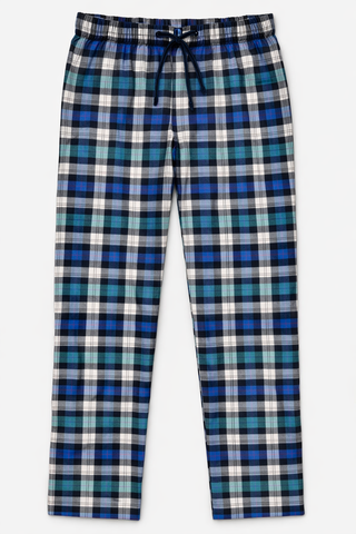 Green Blue Checks Trouser