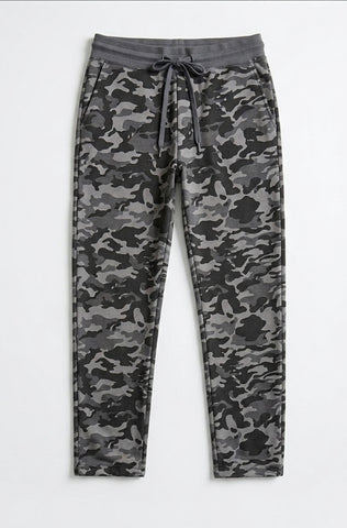 Camo Relax Fit Trouser-Grey