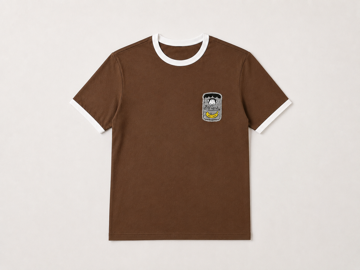 Urban Banana Tee-Brown