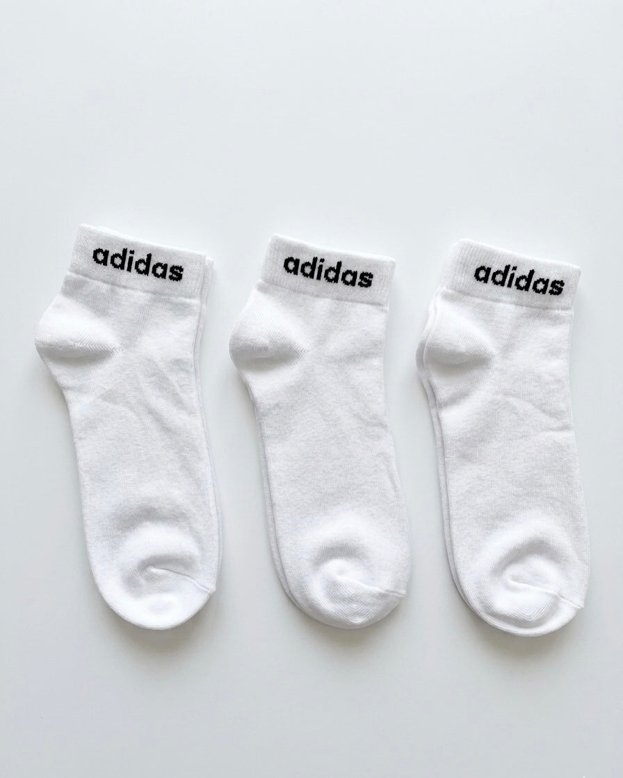 ADIDA ANKLE PACK OF 3-White
