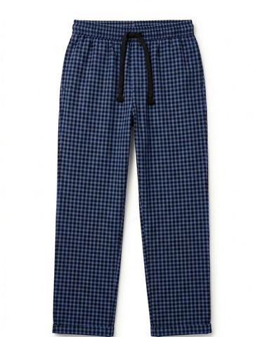 BLUE GIGHAM TROUSER