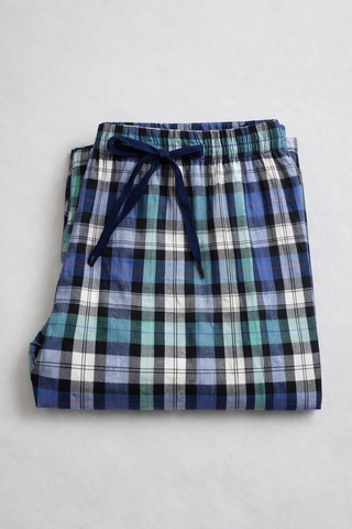 Green Blue Checks Trouser