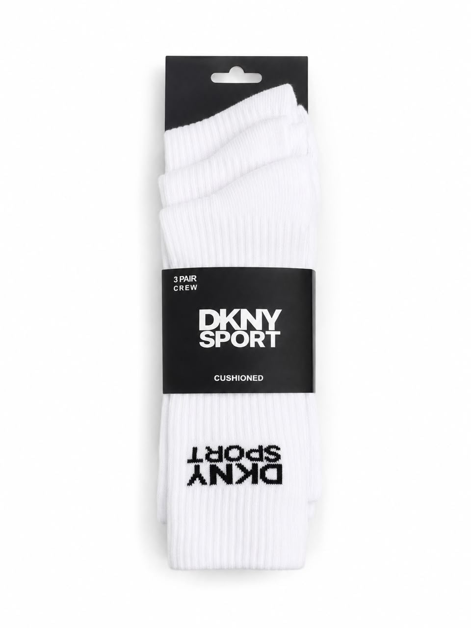 LFT 3040 KD WHITE CREW SOCKS PACK OF 3