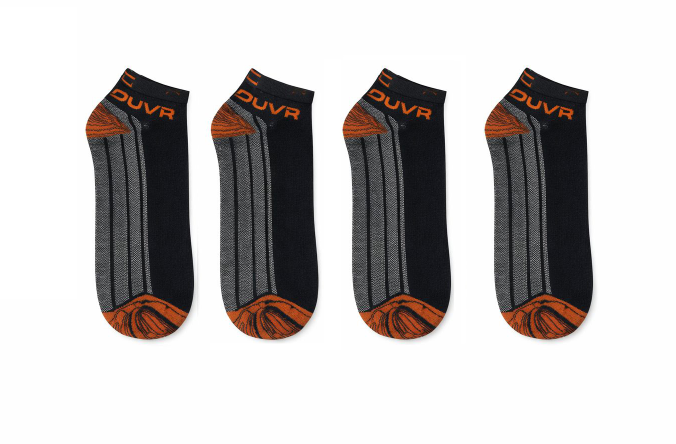 GIOVA’S ANKLE PACK OF 4-ORANGE